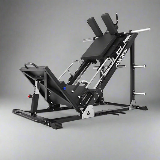 Hack squat and leg press.